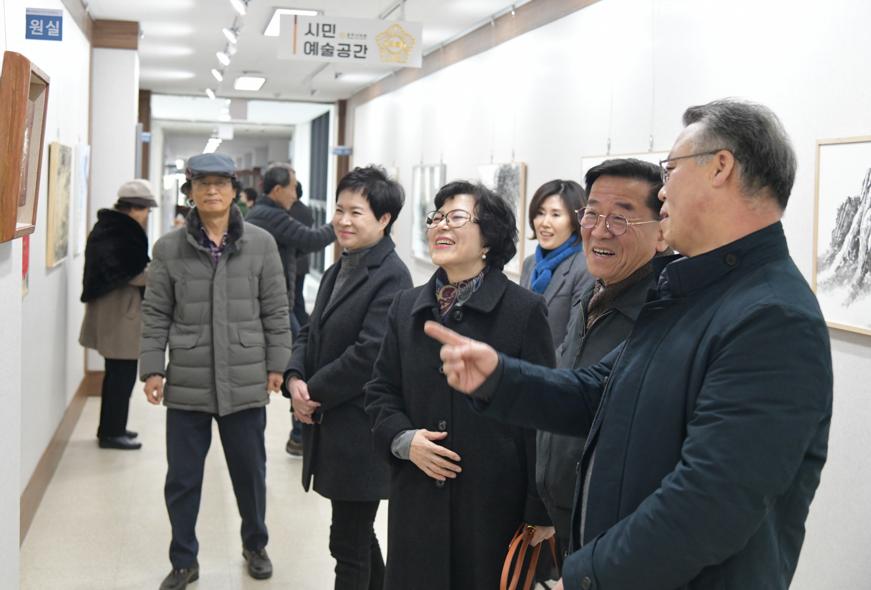 공주시의회, 시민예술공간 ‘묵향회전’열려 이미지