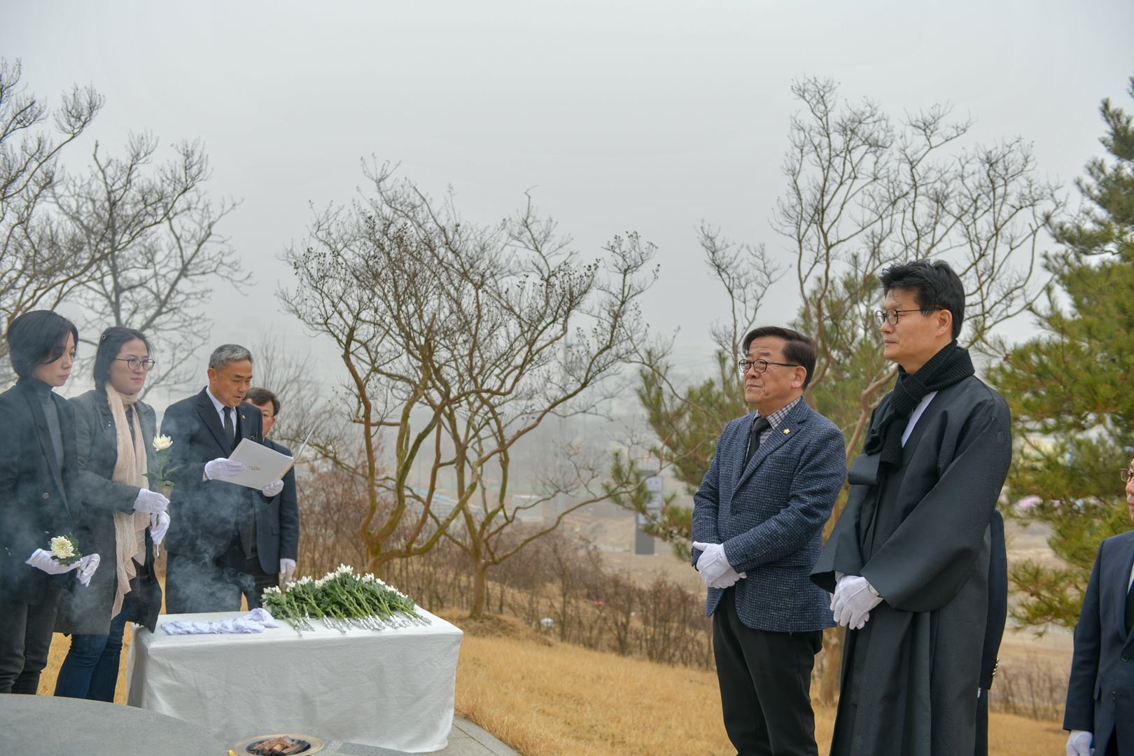 2019년3월1일 3.1만세운동 기념비 참배 이미지