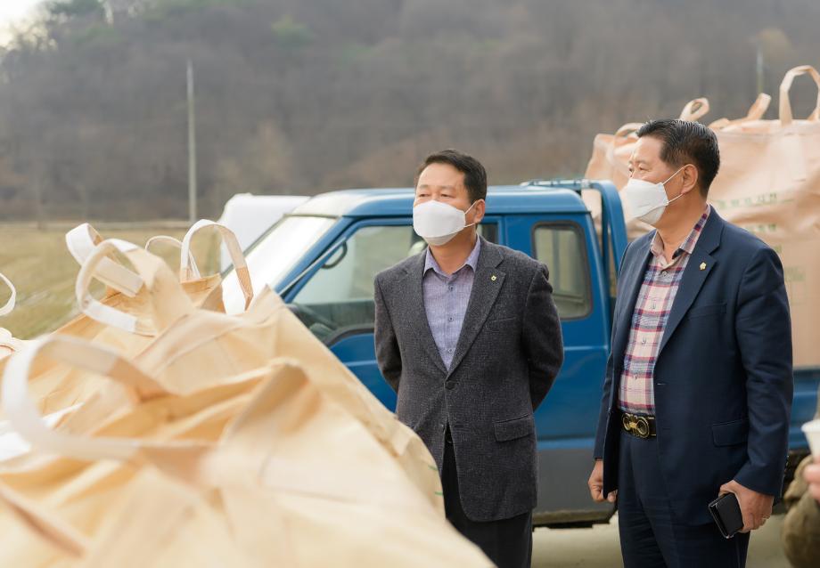 2020년 11월 24일 공공비축 미곡매입현장 격려방문(가산창고) 이미지