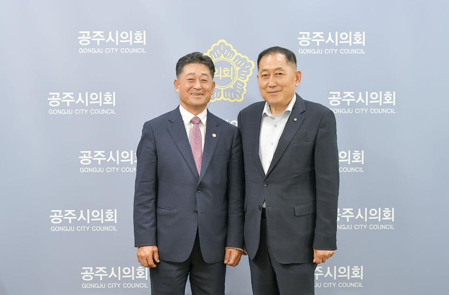 2022년 7월 18일 충남지체장애인협회 공주시지회장 내방 이미지