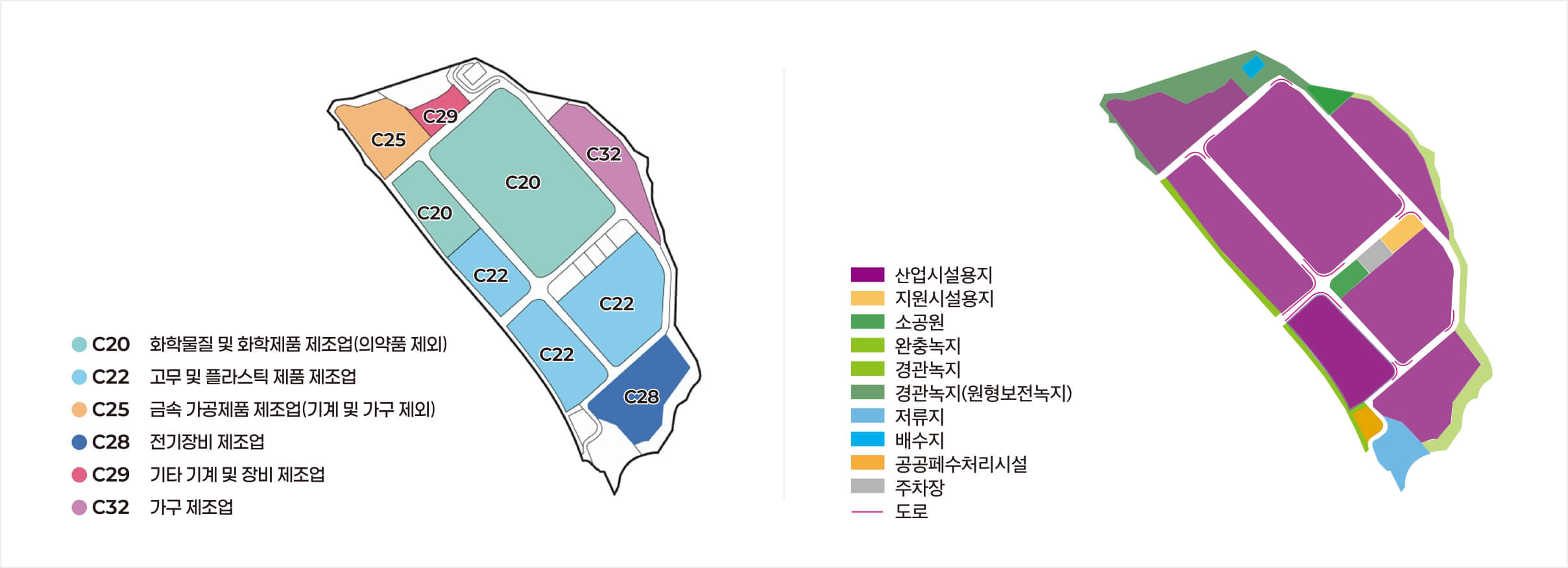 송선일반산업단지 안내도